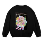 Ａｔｅｌｉｅｒ　Ｈｅｕｒｅｕｘのしあわせのねこの花束 Crew Neck Sweatshirt