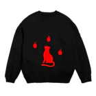 リオ@ゲーム実況者の火猫 Crew Neck Sweatshirt