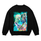 GECKO-SO-SINGのパワーストーン『パイライトインクォーツ』 Crew Neck Sweatshirt