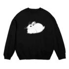 segasworksの白ウサギ Crew Neck Sweatshirt