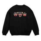 イラスト MONYAAT のたしかに　たしかに　ただのカニ*B Crew Neck Sweatshirt