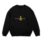 Bo tree teeのBe Happy(beige) Crew Neck Sweatshirt