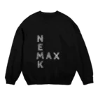 めいぷるのＮＥＭＫＭＡＸ(白文字) Crew Neck Sweatshirt