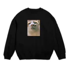 ★社不シスターズ★のうちのふてぶてしいねこ Crew Neck Sweatshirt