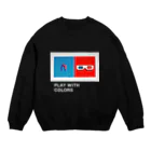 kyunTAROのシュール3Dメガネ Crew Neck Sweatshirt