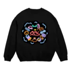 いちごちゃんのネオンおでん Crew Neck Sweatshirt