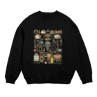 古書　天牛書店の中国の装飾品＜アンティーク・イラスト＞ Crew Neck Sweatshirt