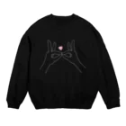 ぱあるとりぼんのきつねのchuchu Crew Neck Sweatshirt