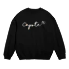 Capoteのカポテ ロゴ(白文字) Crew Neck Sweatshirt