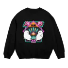 あざらしはうすのネオンあざらし Crew Neck Sweatshirt