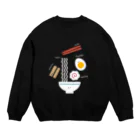 mmfumのラーメンつくろ。(濃い色用です) Crew Neck Sweatshirt