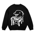 マニアパレルのそろばんイルカ（濃色用） Crew Neck Sweatshirt