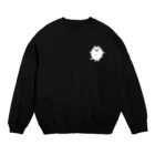 ぺろのおしごとのにゃいちゃん（しろぬき） Crew Neck Sweatshirt