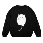 ぺろのおしごとのふわふわふうせんシロ Crew Neck Sweatshirt