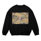 中村月子×小野久留美 コラボ展 「間-あわい」グッズ販売の閒 Ⅳ【限定】長袖 Crew Neck Sweatshirt