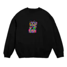 KIKI DOURAKUのドット招き猫 Crew Neck Sweatshirt