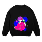 htm_lvtのマッシュちゃん カラー Crew Neck Sweatshirt