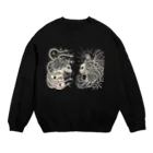 星月猫　徳島洋子の神と妖(かみとあやかし) 猫 Crew Neck Sweatshirt