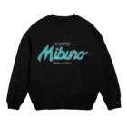 No.326のスクリプトフォント Crew Neck Sweatshirt