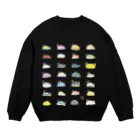 SEA CRAZY 海が大好きな仲間たちのまるふくグッズ ハンコあり Crew Neck Sweatshirt