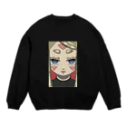 ナッツ彦神社の隠れ家のねこ肝臓のお世話役、ネネ！ Crew Neck Sweatshirt