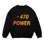 VELL470JapanRoundの・470power Crew Neck Sweatshirt