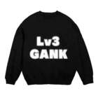 ねおきのLv3 GANK-B Crew Neck Sweatshirt