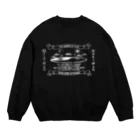 ワールドエンド ヒッチハイクのジ・アースイズフラットグランジ The Earth is Flat  Crew Neck Sweatshirt