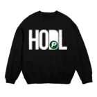 TROPiCALViBESのHODL POT whitefont Crew Neck Sweatshirt