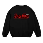 【Zebra channel 公式SHOP】 しまうま工房のZebraMan（最終巻.ver） Crew Neck Sweatshirt