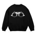 tsumiのkengankyouーwhite Crew Neck Sweatshirt