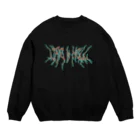 Parallel Imaginary Gift ShopのLife is Hell（Orange） Crew Neck Sweatshirt