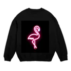 Teatime ティータイムのflamingoフラミンゴ Crew Neck Sweatshirt