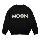 TROPiCALViBESのMOON THC whitefont Crew Neck Sweatshirt