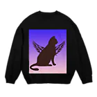 ごった煮商店のエンジェルキャット Crew Neck Sweatshirt