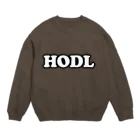 CryptoCurrencyCircleのHODLシリーズ(ポップ体) Crew Neck Sweatshirt