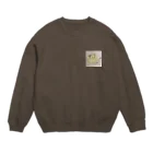 ポップヌードルの「犬っぽい奴ぅ〜」 Crew Neck Sweatshirt