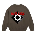 JIN THE GREENのNEW LIKE ロゴ[ゴクワルゴクワル] Crew Neck Sweatshirt