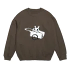 うさぎちゃんアイランドのおでかけうさぎちゃん Crew Neck Sweatshirt