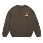 ヨープキャンが気になったのプリンっ子　ポイント Crew Neck Sweatshirt