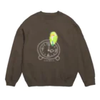 小桜森の３時のコザクラインコ Crew Neck Sweatshirt