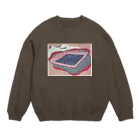 upeolupeoのpoolと砂漠 Crew Neck Sweatshirt