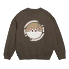 Coral Pea -フクロモモンガブリーダー-のフクモモ愛好会。(のぺっとクリミノ) Crew Neck Sweatshirt