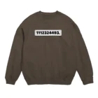 ゆめかわ、ふわふわ、めんへら、ものくろの1112324493. Crew Neck Sweatshirt