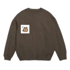 もふもふのもふくま Crew Neck Sweatshirt