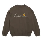 タカのロンドンの月-ブラックバージョン- Crew Neck Sweatshirt