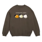 きゅう🐧イラストレーターの中華まんおいしい(ペンギン添え) Crew Neck Sweatshirt