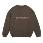 garireoの津波が来る早く避難しよう Crew Neck Sweatshirt