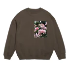 galah_addの三菱一号美術館の薔薇 Crew Neck Sweatshirt