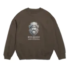 kazu_gの勇気と慈愛の守護神!(濃色用) Crew Neck Sweatshirt